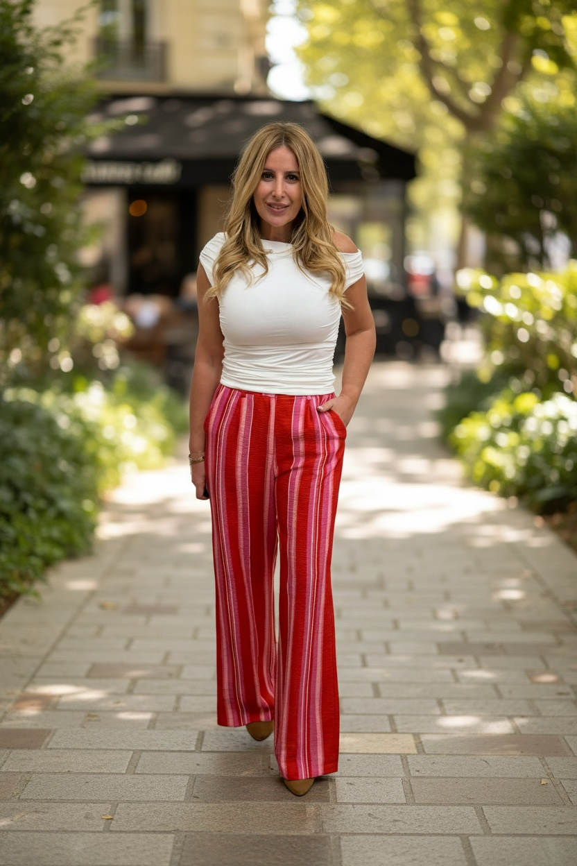 Pantalon Joelli Red