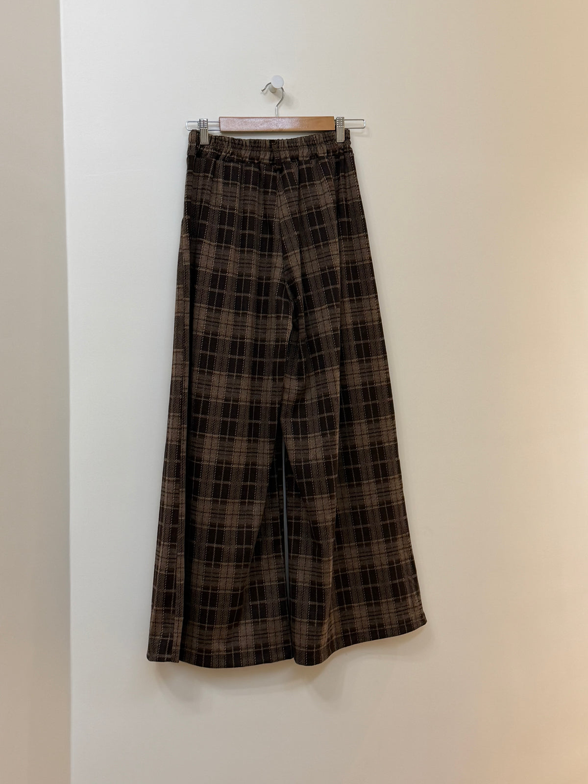 Pantalon Nikita carreaux marron