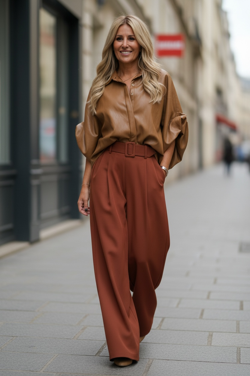 Pantalon Enzo Brique